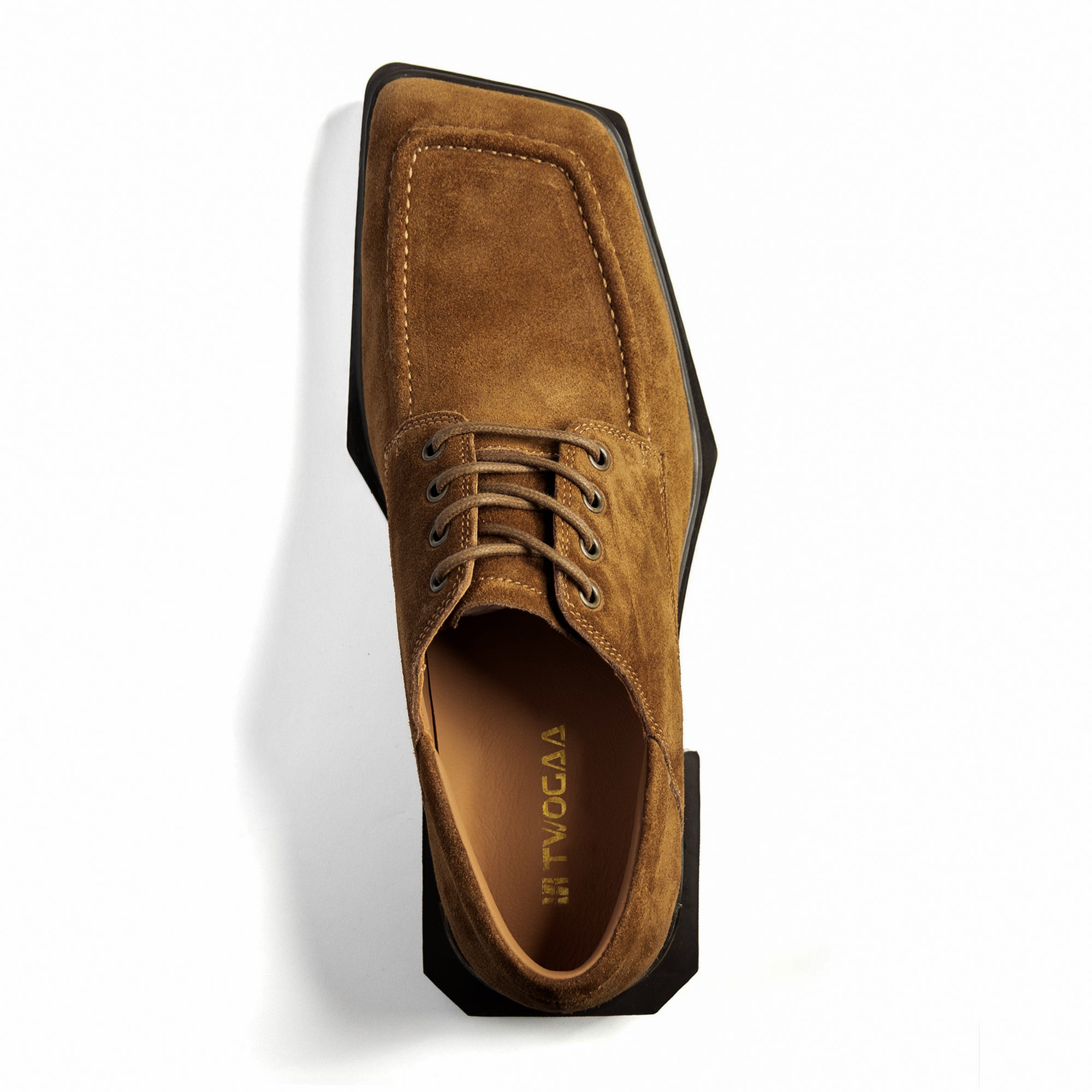 ADIEU BEING Suede Shoes in CLAY