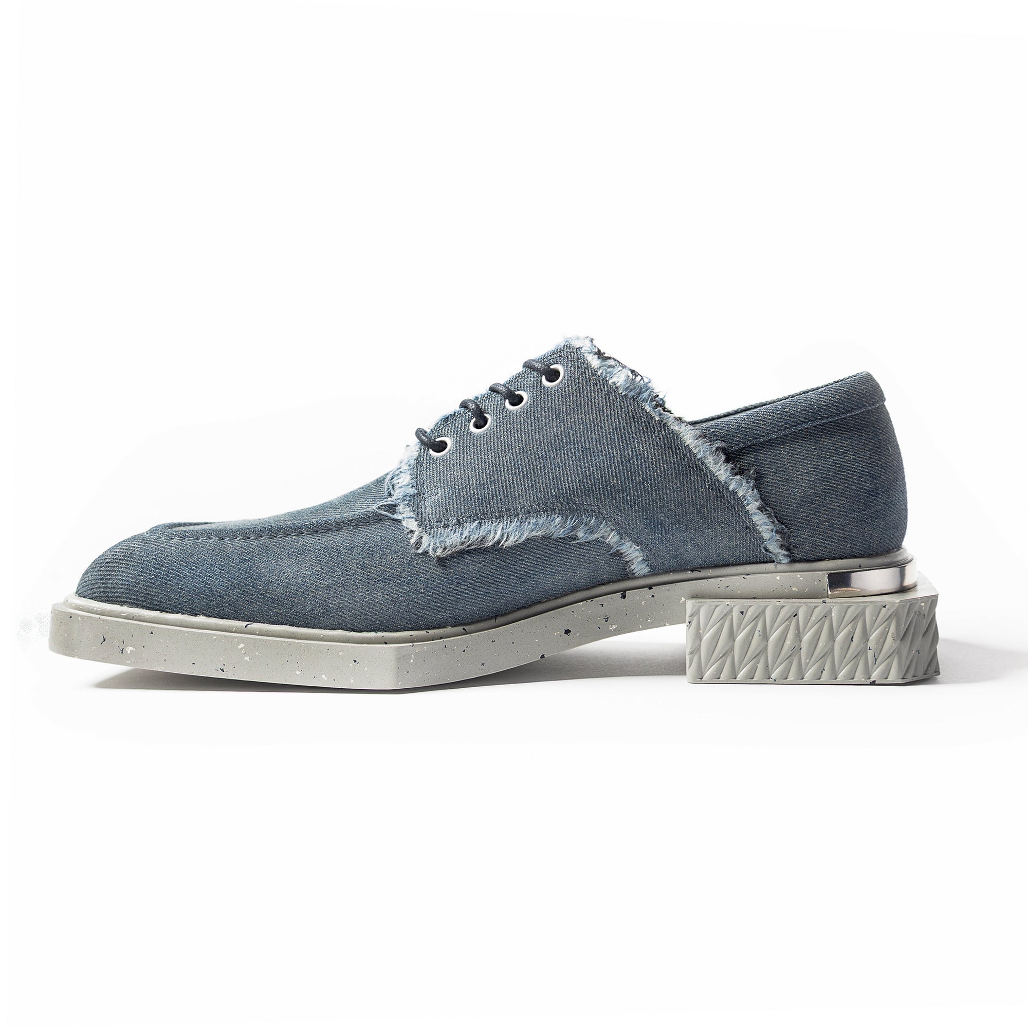 ADIEU BEING Denim Shoes in CONCRETE EU 41 | US M 7 | US W 9 | UK 6 ADIEU BEING Denim Shoes in CONCRETE EU 41 | US M 7 | US W 9 | UK 6