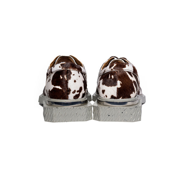 ADIEU BEING Leather Shoes in MARBLE